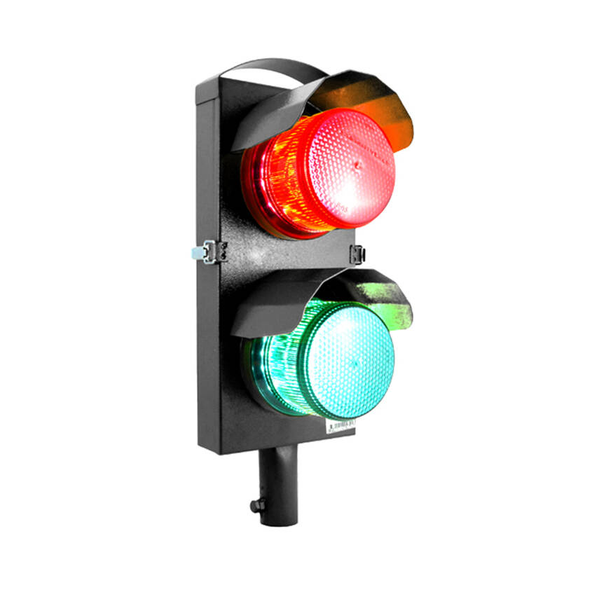Ø100 İKİLİ MULTİ LED TRAFİK LAMBA MS 8025.1.2.110-220VAC - 1