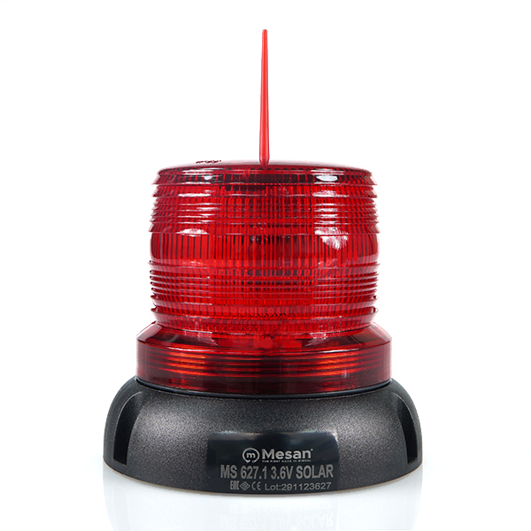 Ø110 SOLAR LED MULTİFONKSİYON İKAZ LAMBA KUŞ SAVARLI MS 627.1 3.6V SOLAR - 1