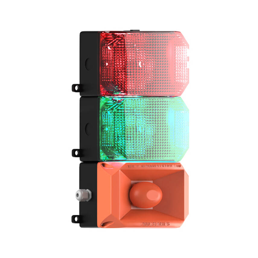 2 KAT KÜP LED MULTİFONKSİYON 43 SES SİREN MS 223.1.2.12-24VDC - 1