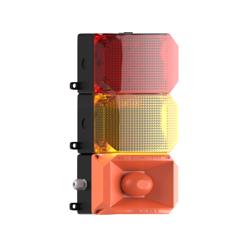 2 KAT KÜP LED MULTİFONKSİYON 43 SES SİREN MS 223.1.3.110-220VAC - 1