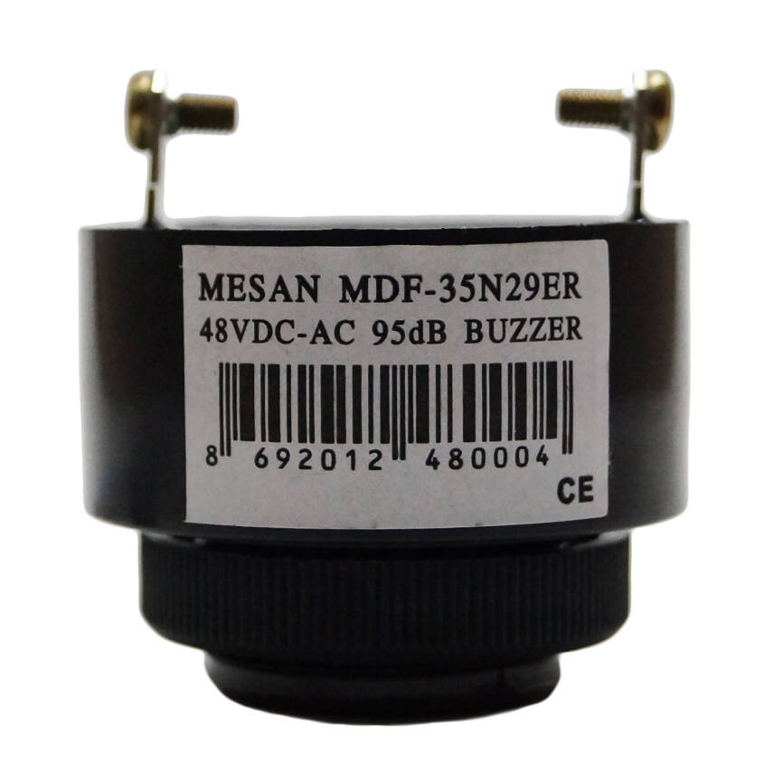 Ø28 PANO MONTAJ BUZZER KESİK SES TERMİNAL & VİDA MS 1203.48VAC-DC - 2