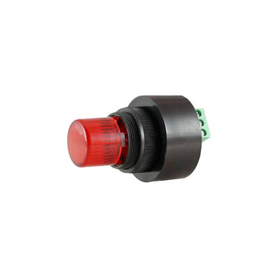 Ø28 PANO MONTAJ LED BUZZER KESİK / SABİT SES KLEMENS MS 1207.3-24VDC - 1