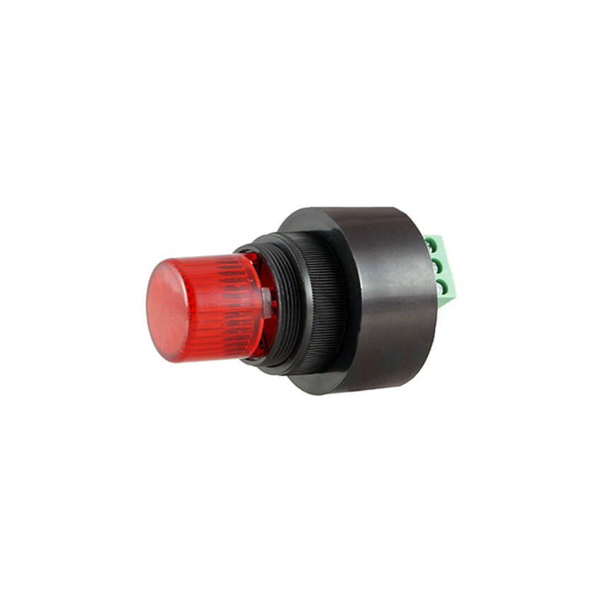 Ø28 PANO MONTAJ LED BUZZER KESİK / SABİT SES KLEMENS MS 1207.3-24VDC - 1