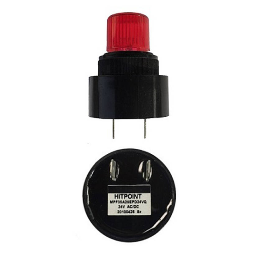 Ø28 PANO MONTAJ LED BUZZER KESİK SES TERMİNAL MS 1217.24VACDC - 1