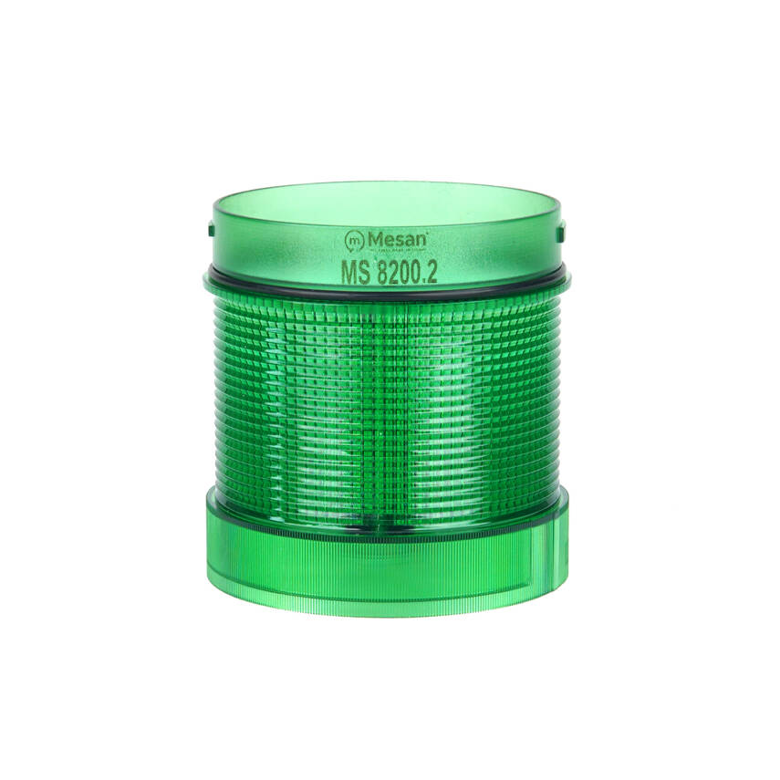 Ø66 MODÜL LED YEŞİL SABİT/FLAŞ IŞIKLI KOLON MS 8200.2 - 1