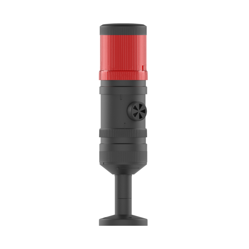 Ø70 1 KAT IŞIKLI KOLON MULTİ LED BUZZER TÜP MONTAJ MS 437.1.12-24VAC/DC - 1