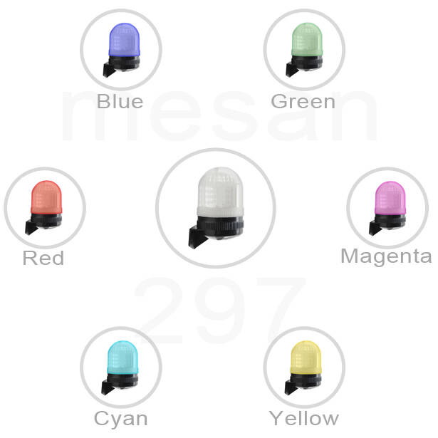 Ø70 RGB LED KONTAK TİP BUZZER DUVAR MONTAJ MS 297.110-220VAC - 2
