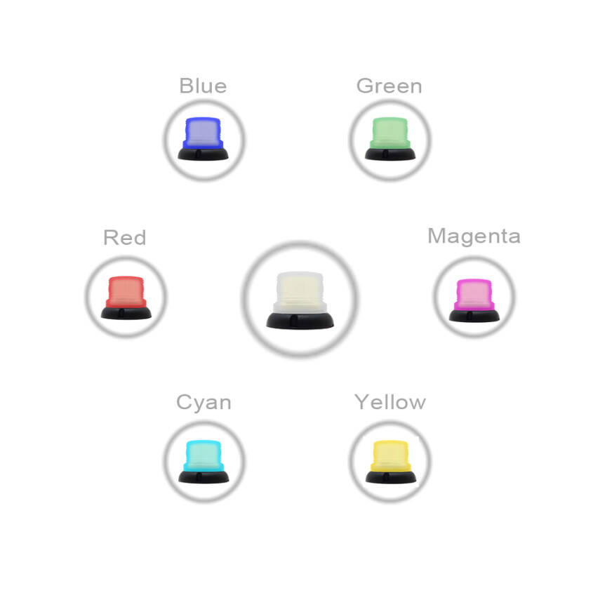 Ø90 RGB LED İKAZ LAMBA BUZZERLI KONTAK TİP MS 755.12-24VAC/DC - 1