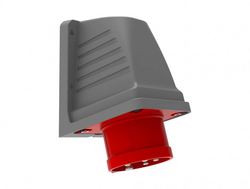 Bemis BC1-1505-2236 CEE Norm 5x16A 90 Derece Eğik Duvar Fiş - 1