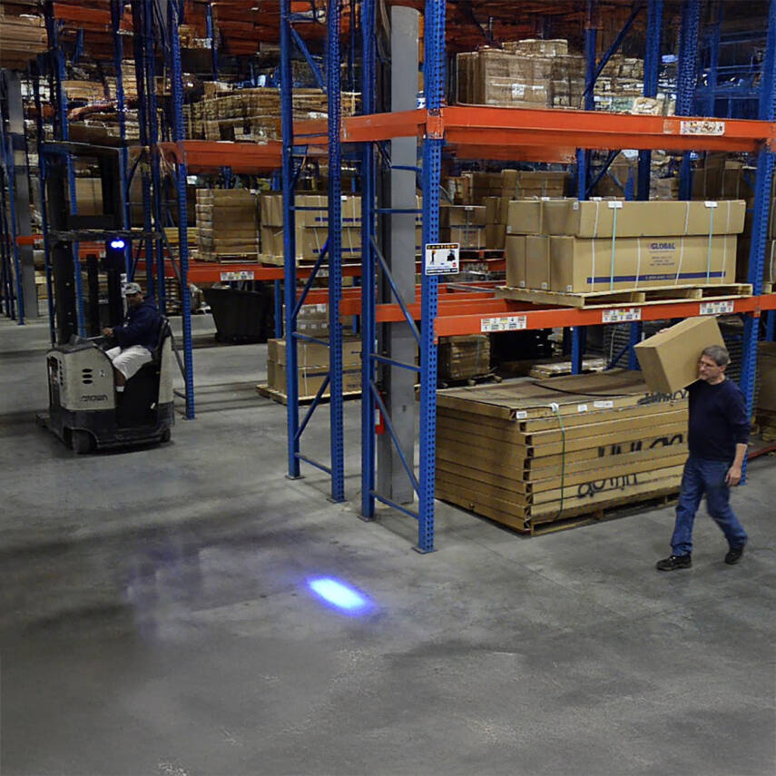 FORKLIFT BLUE SPOT İKAZ LAMBASI MS 451.9-80VDC - 2