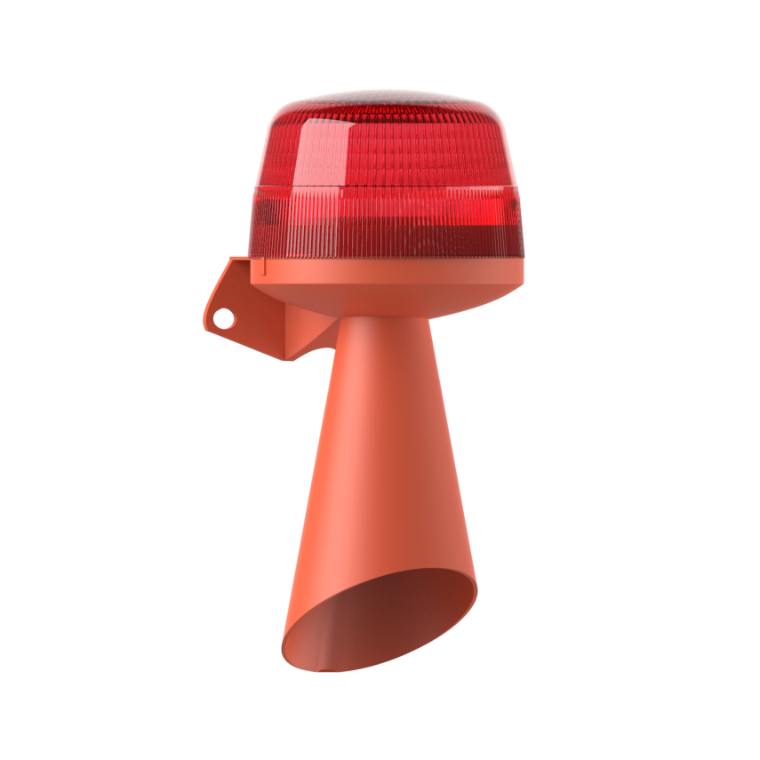LED MULTİFONKSİYON 10 SES BORULU SİREN MS 5840.1.110-230VAC - 1