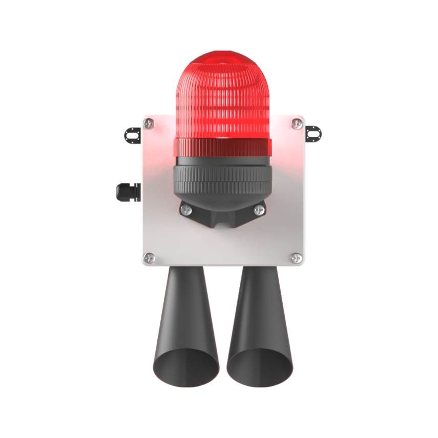 LED MULTİFONKSİYON 2X 43 SES SİREN MS 5805.1.12-24VAC/DC - 1