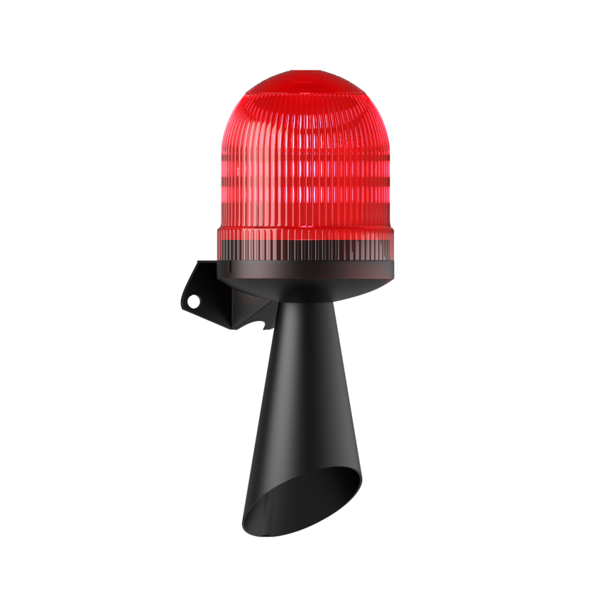 LED MULTİFONKSİYON TEK SES BORULU SİREN MS 5834.1.12-60VAC/DC - 1