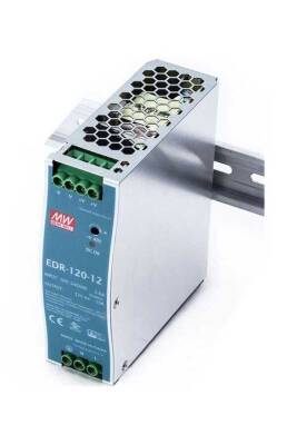 Mean Well EDR-120-12 120w 12V DC DIN Ray Montaj - 1