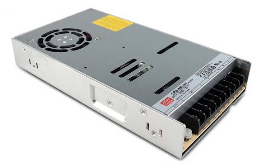 Mean Well LRS-450-24 450w 24V DC DIN Ray Montaj - 1