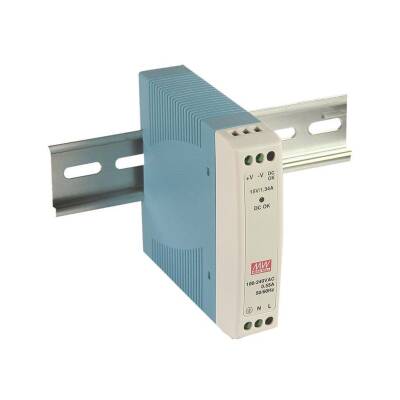 Mean Well MDR-010-05 10w 5V DC DIN Ray Montaj - 1