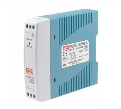 Mean Well MDR-010-15 10w 15V DC DIN Ray Montaj - 1