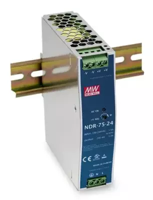 Mean Well NDR-075-48 75w 48V DC DIN Ray Montaj - 1