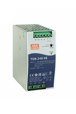Mean Well TDR-240-48 240w 48V DC DIN Ray Montaj - 1