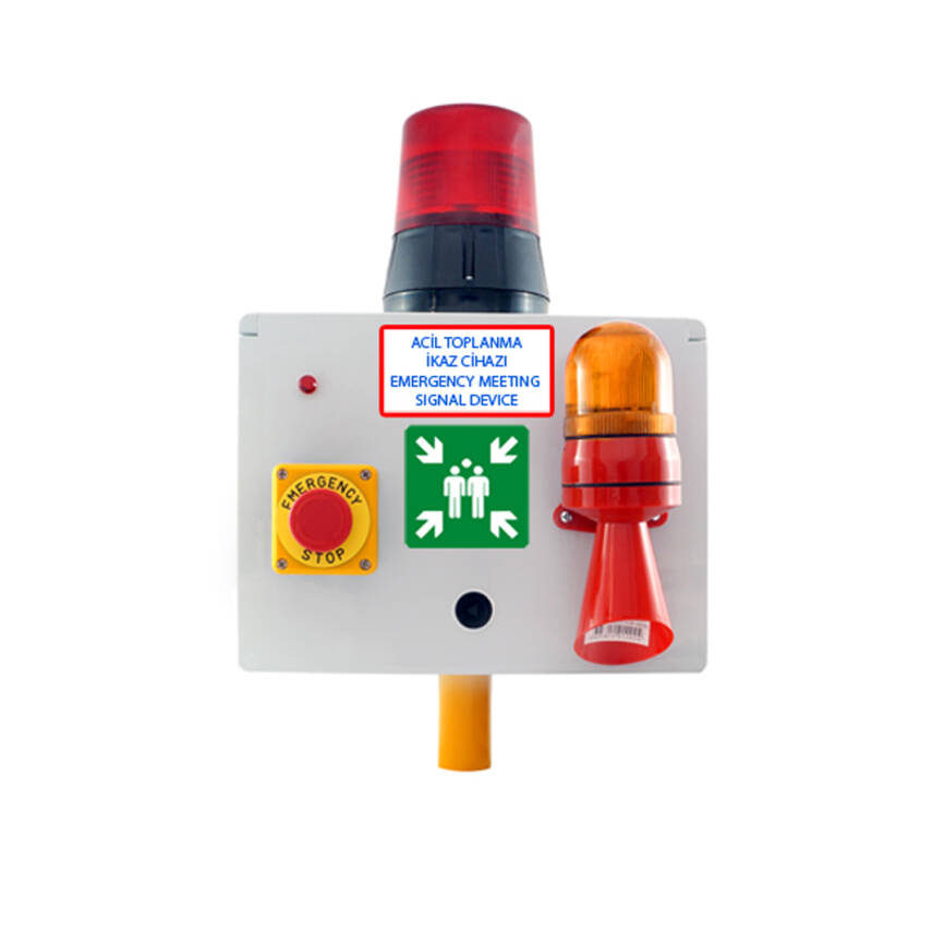 MİNİ ACİL TOPLANMA ALANI İKAZ CİHAZI MS 1328.220VAC - 1