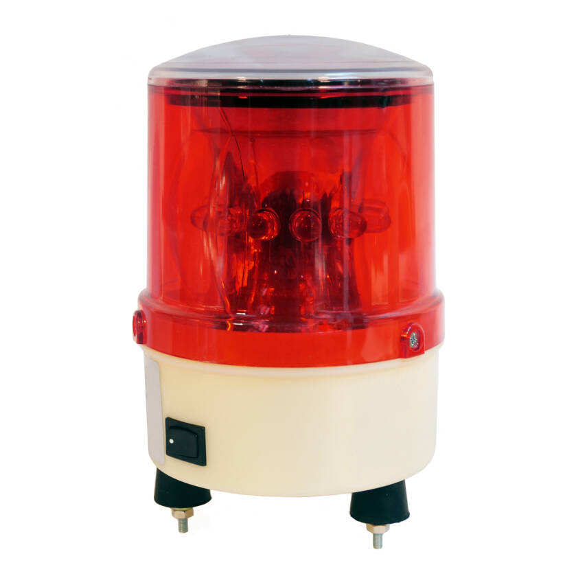 SOLAR LED KIRMIZI İKAZ LAMBA MS 150 SOLAR - 1
